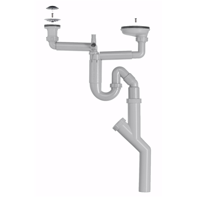 Ifö VATTENLÅS F DUBBELLÅDA STU SIL